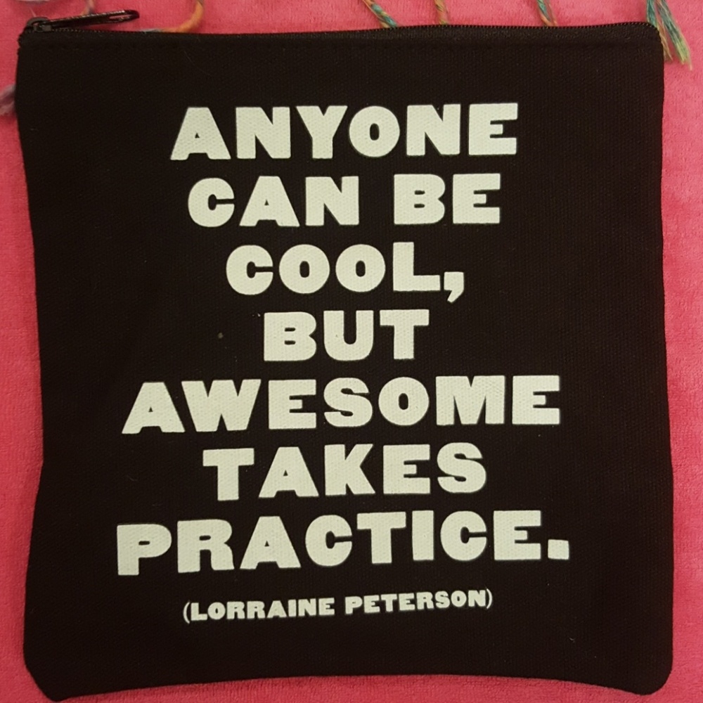 NWOT Quotable Pouches Lorraine Peterson